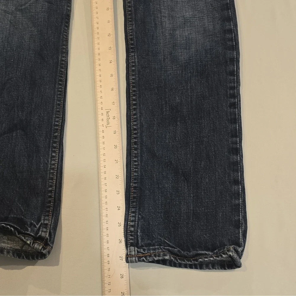 American Eagle Outfitters Slim Straight Blue Dark Wash Jeans